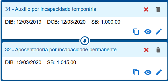 enefício derivado